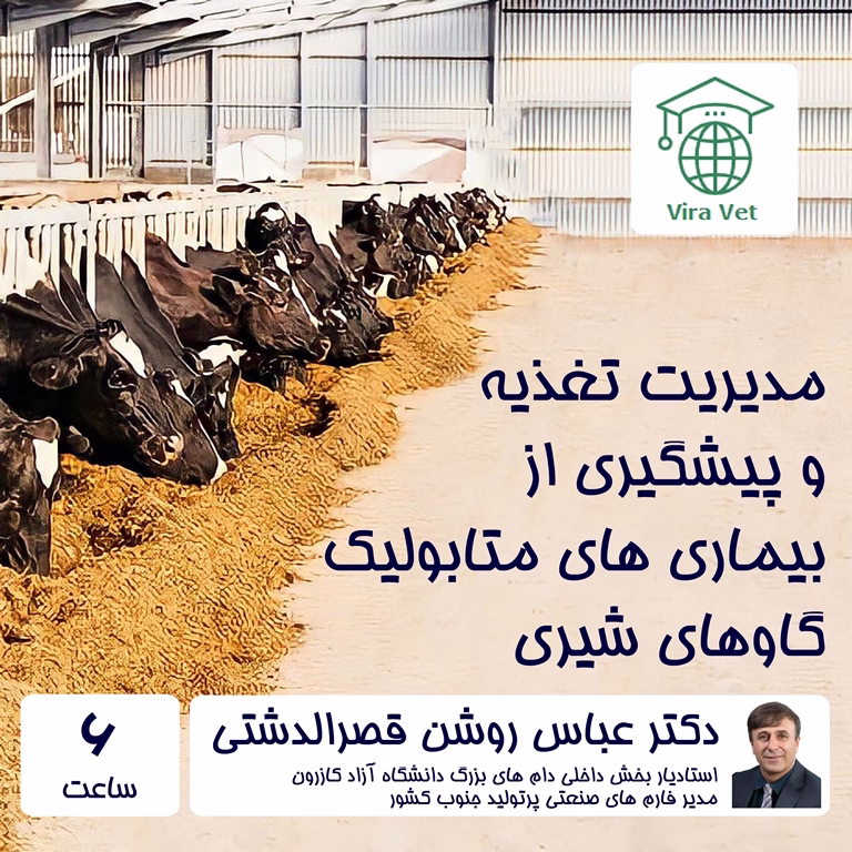 مدیریت تغذیه و پیشگیری از بیماری های متابولیک در گاوهای شیری